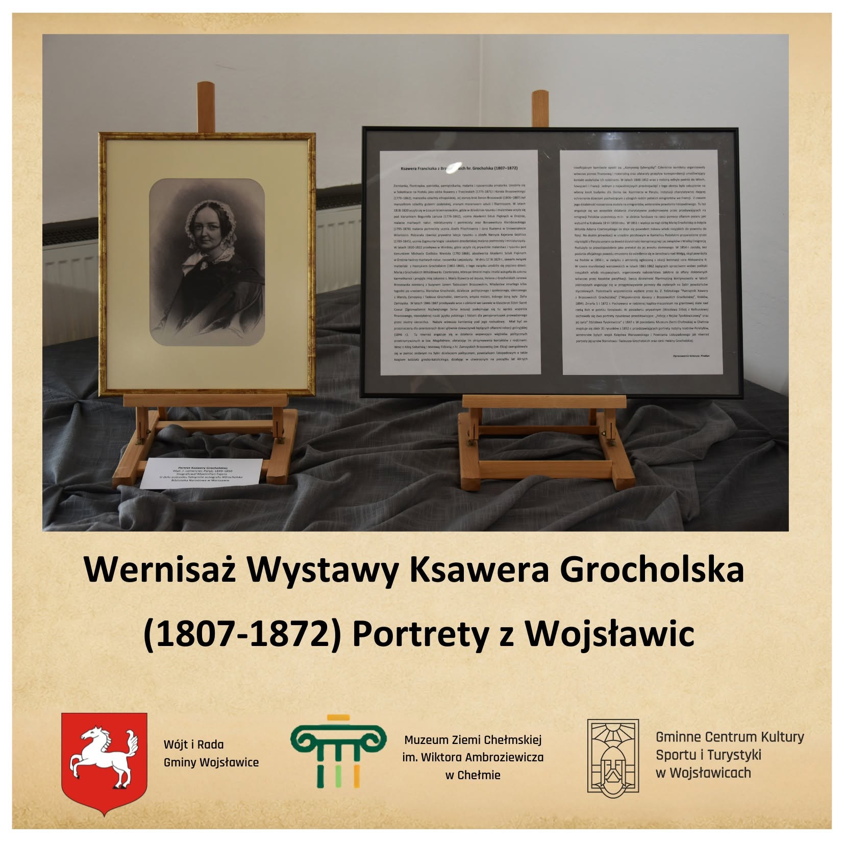 Portrety z Wojsławic Ksawery Grocholskiej - wernisaż